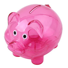 Load image into Gallery viewer, New Cute Transparent Plastic Piggy Bank
