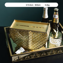 Load image into Gallery viewer, European Luxury Gold Iron Piggy Bank
